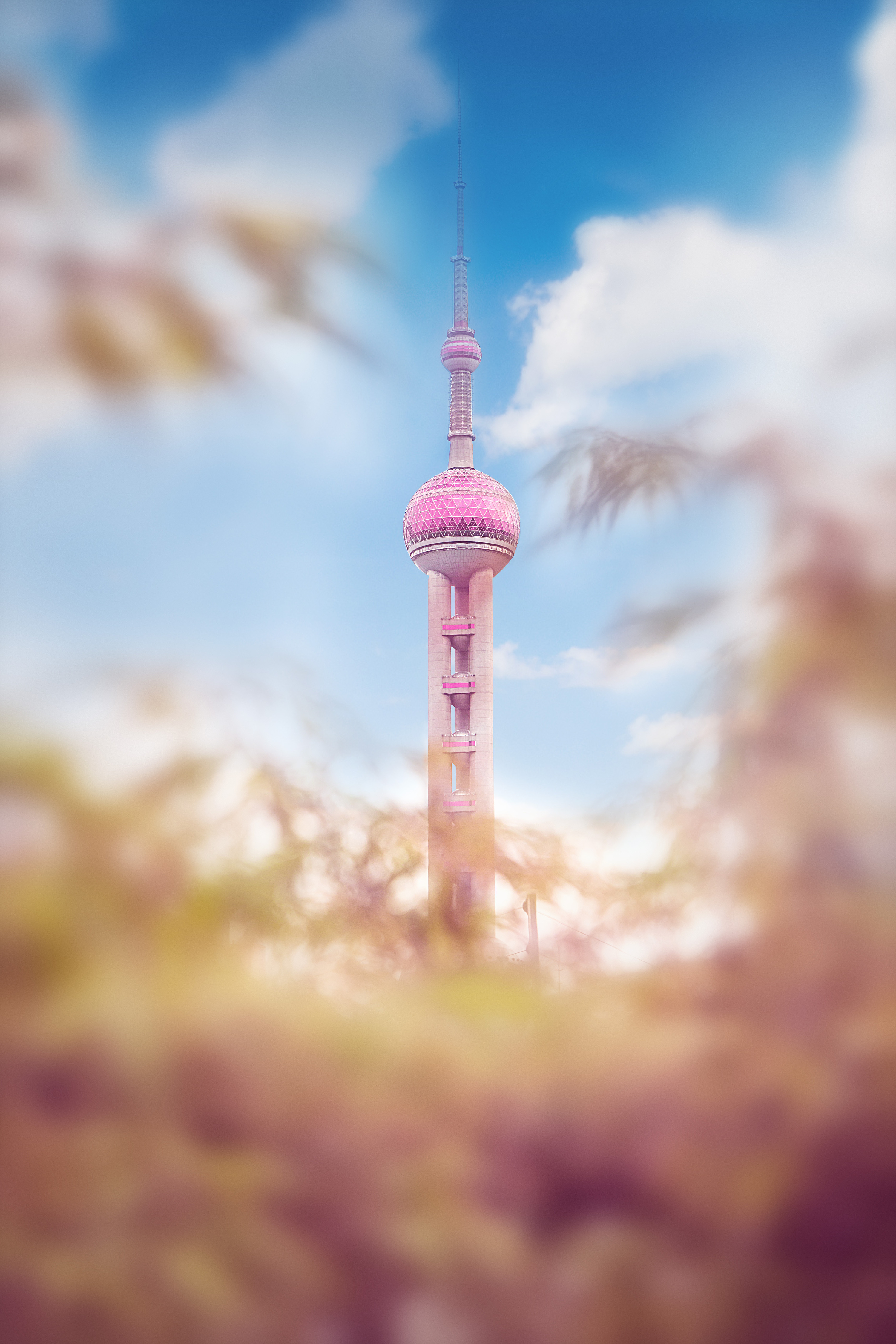 另一个家角度的东方明珠|摄影|风光|皮特凯恩 - 原创作品 - 站酷