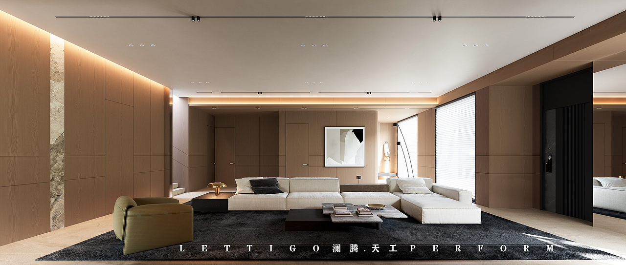 豪华超大别墅轻奢风格（图ZMzgxNjQ4ODQ4） - 家装设计 - 站酷设计师澜腾天工表现李工原创素材 - 站酷ZCOOL