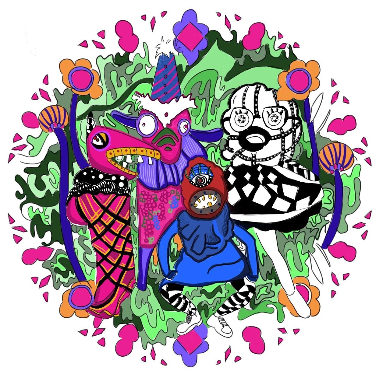 queen-cd设计 |插画|艺术插画|甜崽小羊 - 原创作品 - 站酷 (zcool)