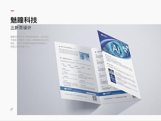 魅瞳科技三折页设计