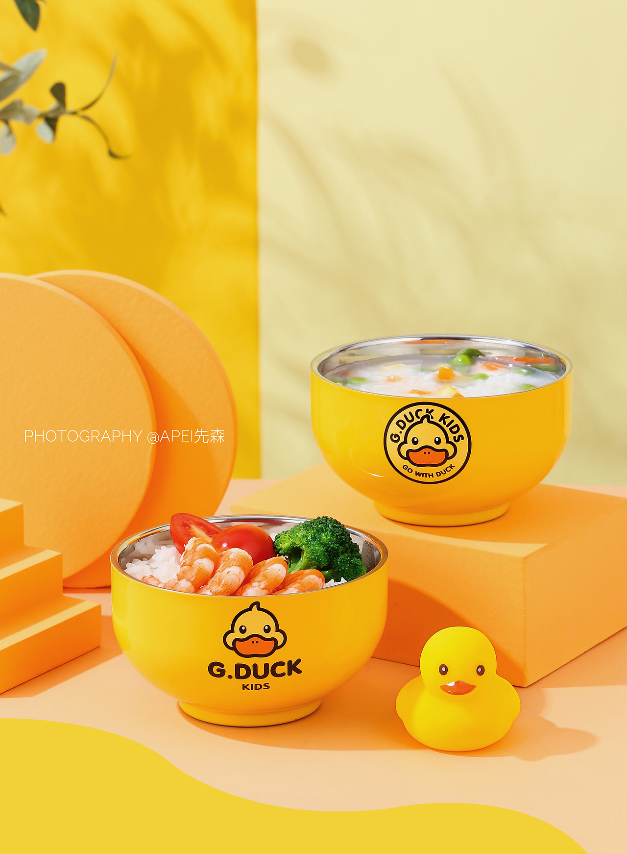 小黄鸭不锈钢碗