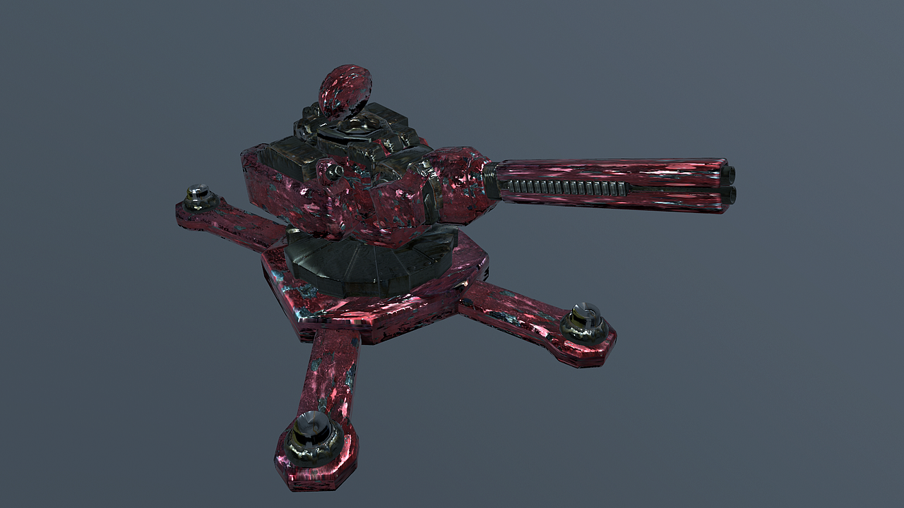 电磁轨道炮渲染