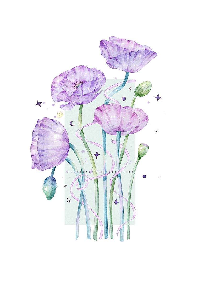 水彩花卉系列图