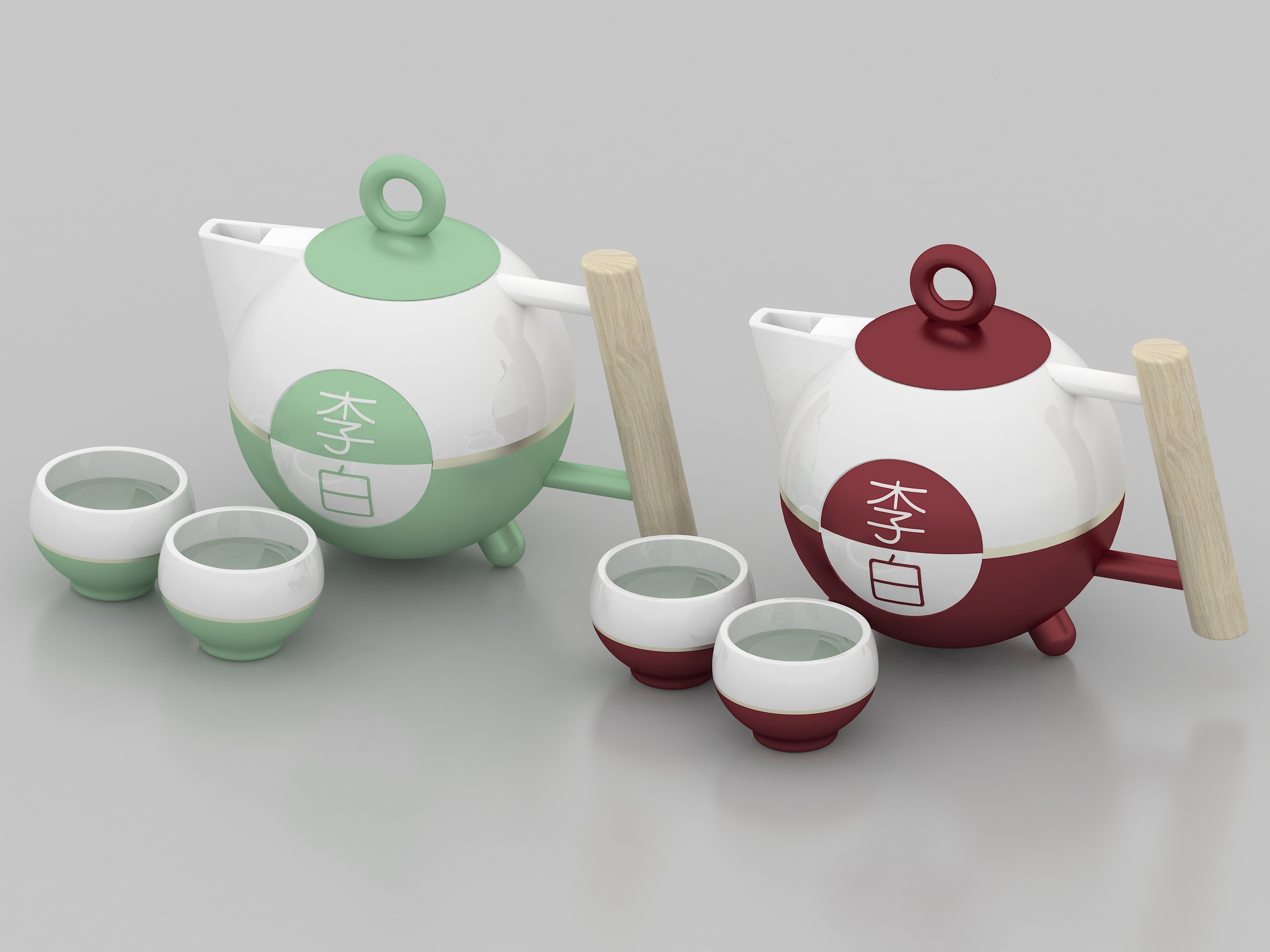 李白文创设计茶具类