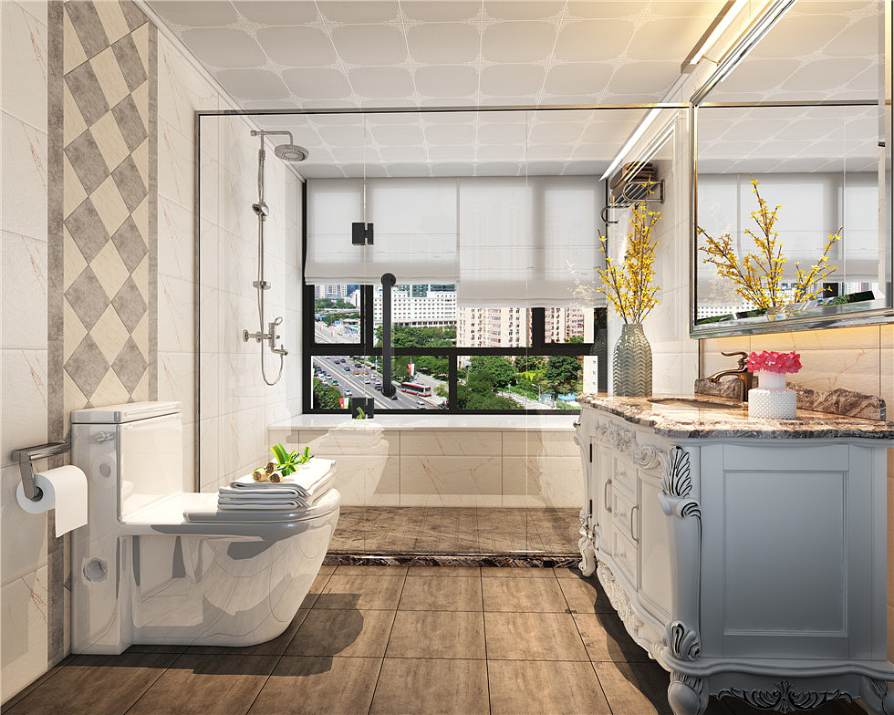 御景天下(欧式风格)110m²效果图赏析