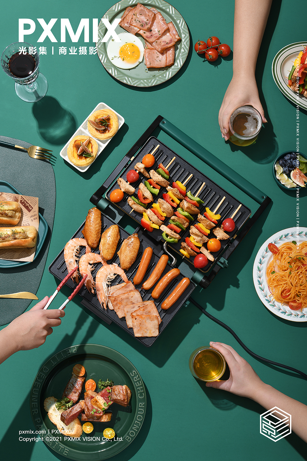 小家电摄影丨 利仁 电饼铛 x 光影集 PXMIX