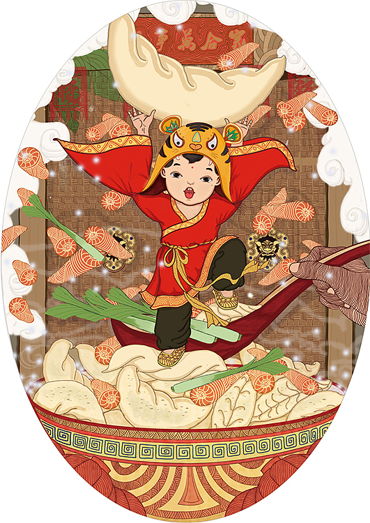 传统节日插画设计（图ZMTA2NDU5NjY0） - 概念设定 - 站酷设计师Alan_梁先生原创素材 - 站酷ZCOOL
