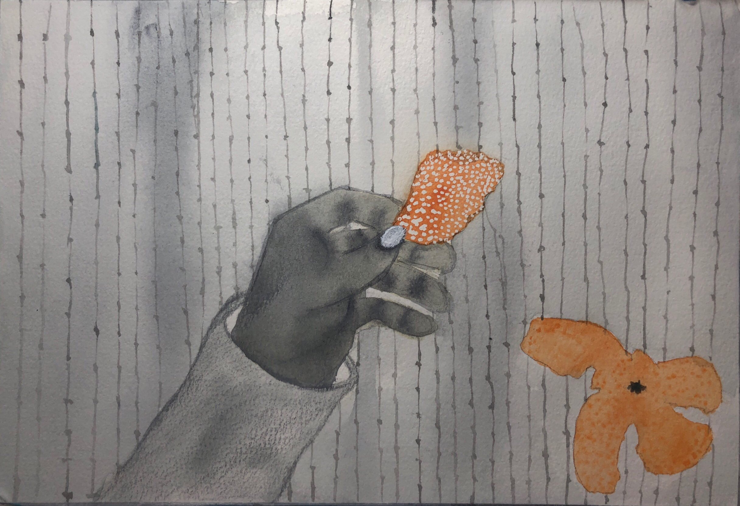 阳光下的橘子皮|插画|艺术插画|z33418028 - 原创作品 - 站酷 (zcool)