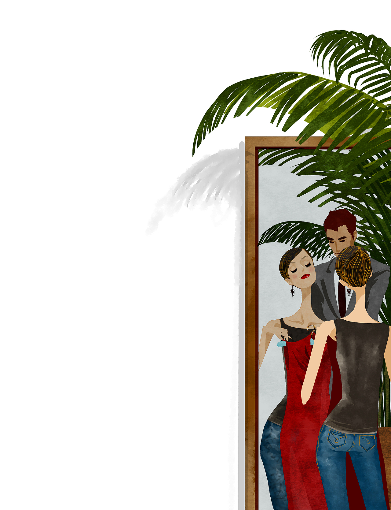 《女友》小说栏目插图