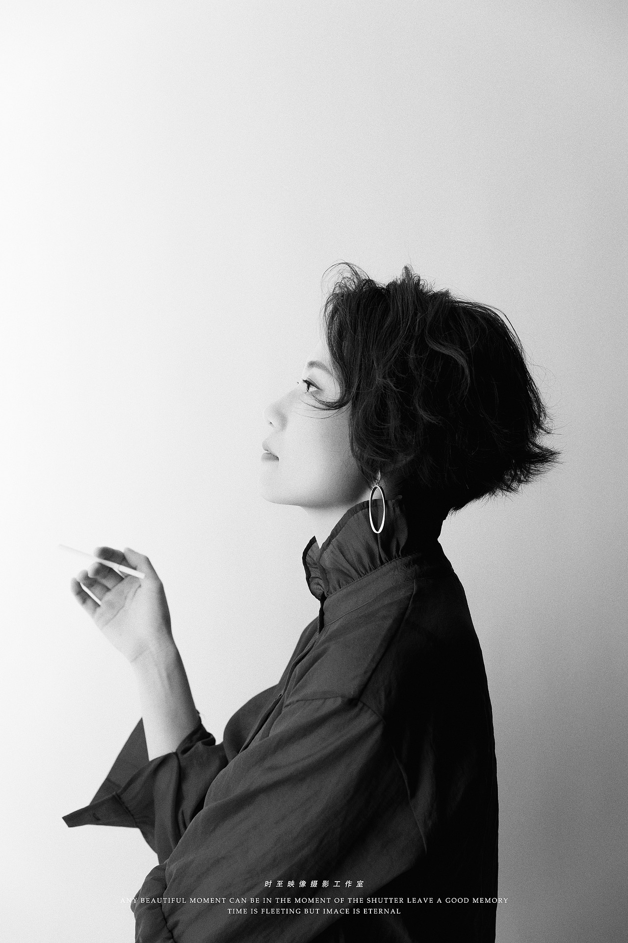 复古系黑白人像（图ZMjYwMjE3MDY0） - 人像摄影 - 站酷设计师时至映像原创素材 - 站酷ZCOOL
