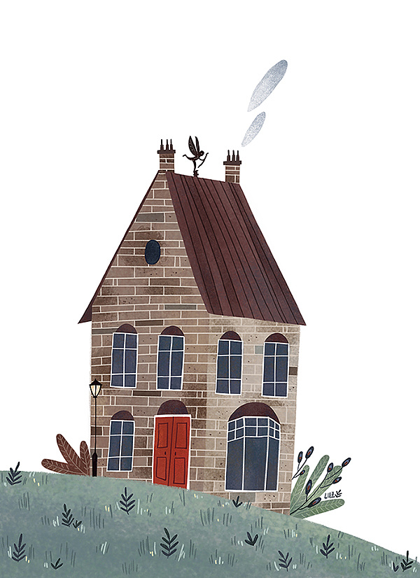 一栋小房子|插画|儿童插画|liiizdraws - 原创作品 - 站酷 (zcool)