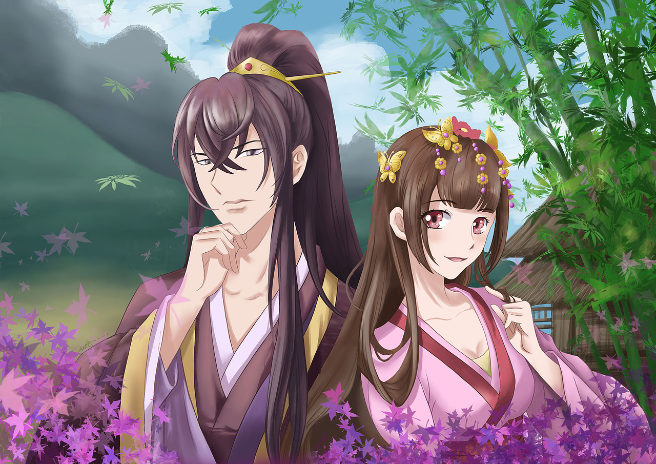 通灵妃海报临摹