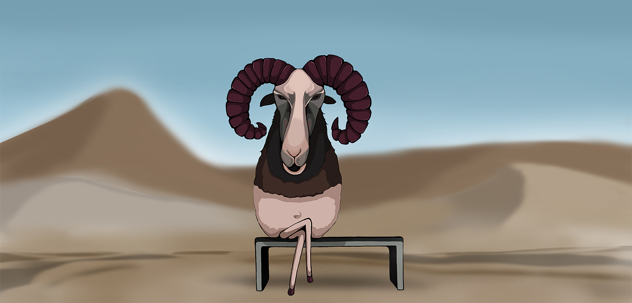 原创插画作品《羚羊 》