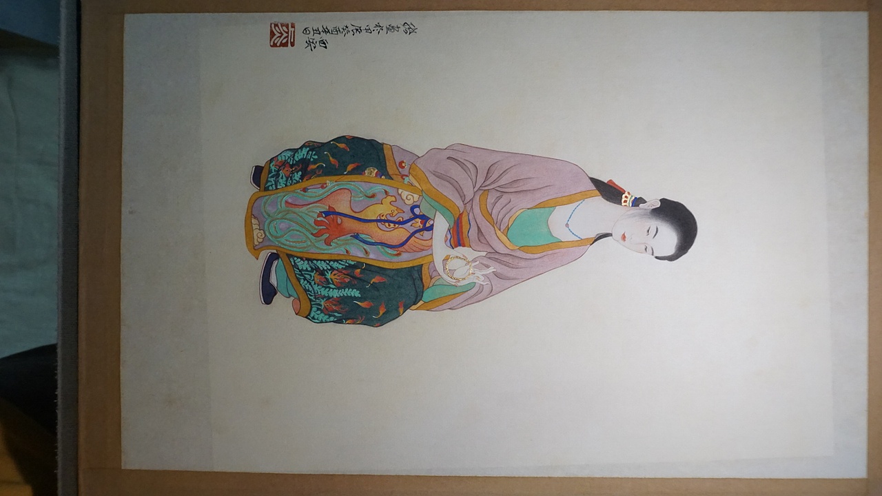 【丙午】人物绘制,唐代制法