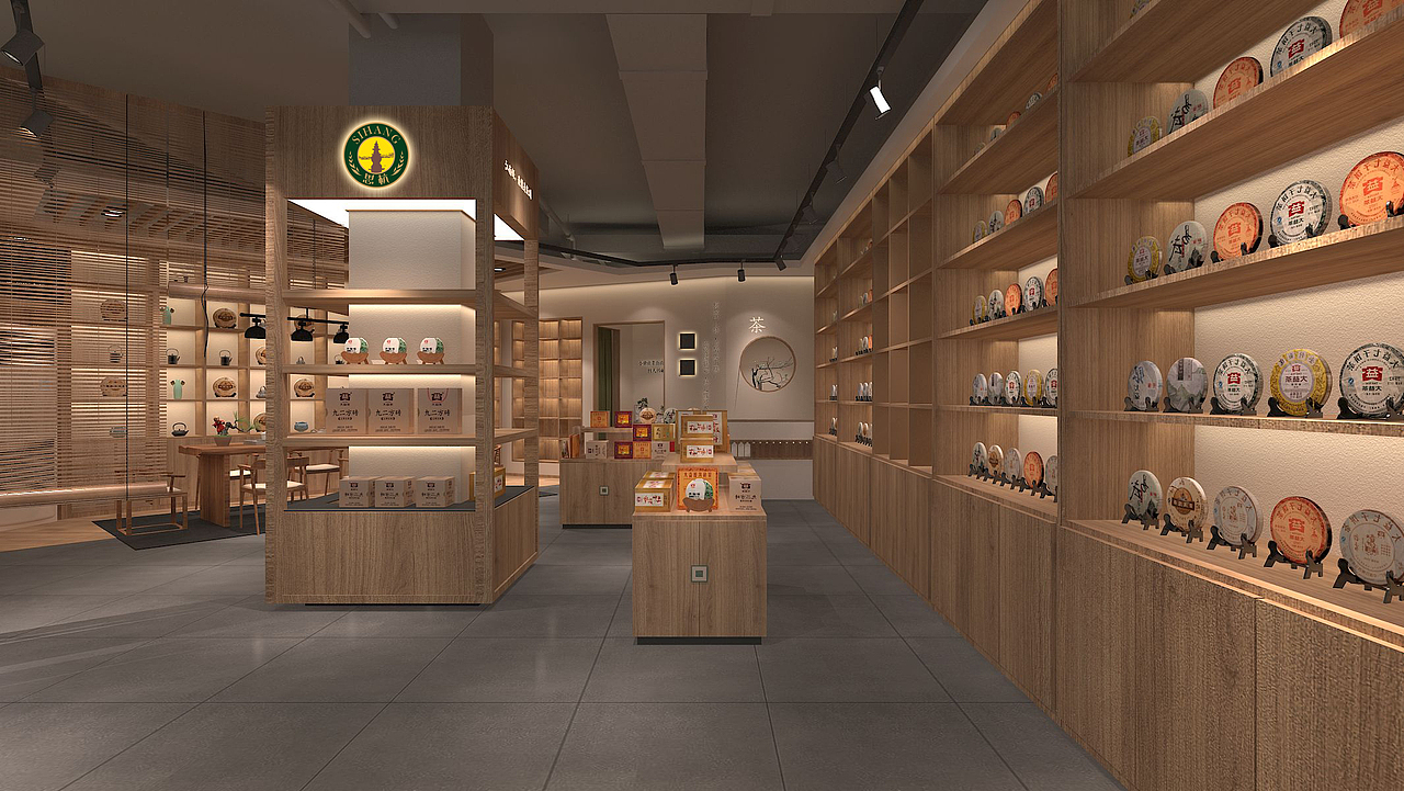 壹诺装饰设计——龙湖天街茶叶店