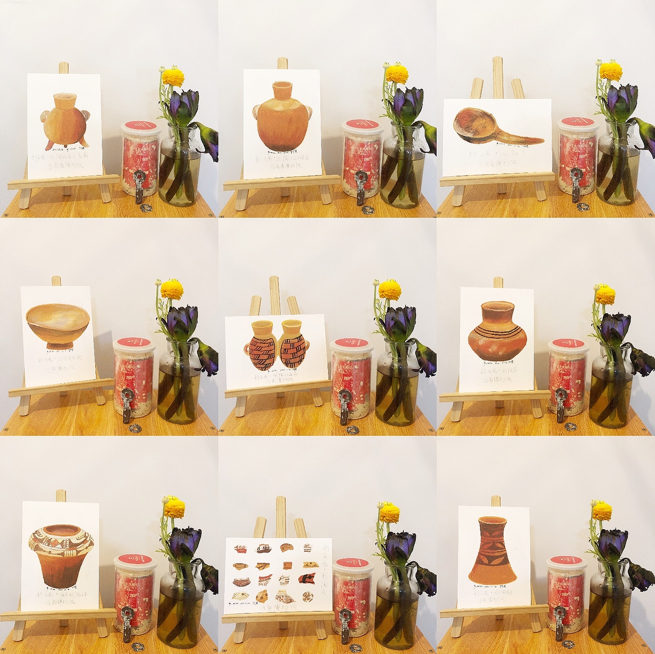 油画棒｜用油画棒画国宝系列｜河南博物院（图ZMjc2NTkyNjQ4） - 绘画 - 站酷设计师阿笑_xiao原创素材 - 站酷ZCOOL