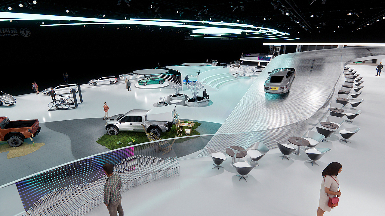 东风汽车_2021上海国际车展（图ZMjUyMTc0OTk2） - 其他三维 - 站酷设计师Andy_Kuang原创素材 - 站酷ZCOOL