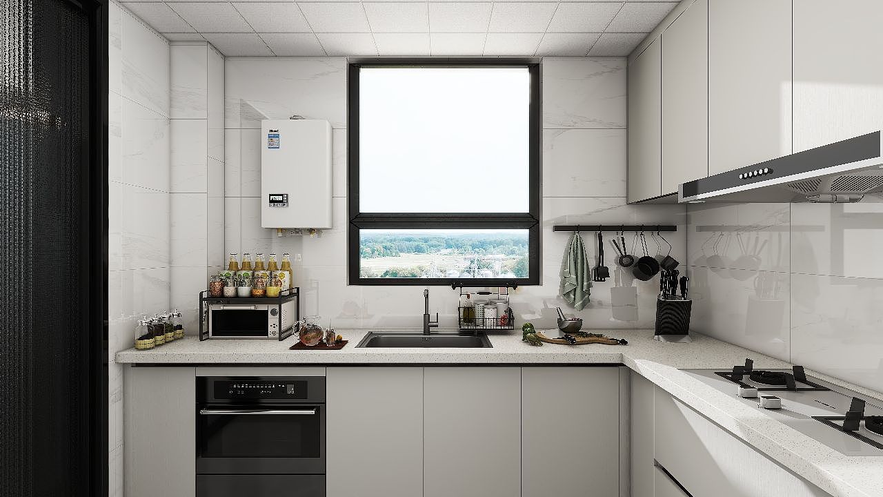 现代风格:黑白灰之家