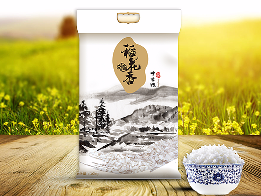 大米包装 鲜米 中吉粮鲜米 原创作品