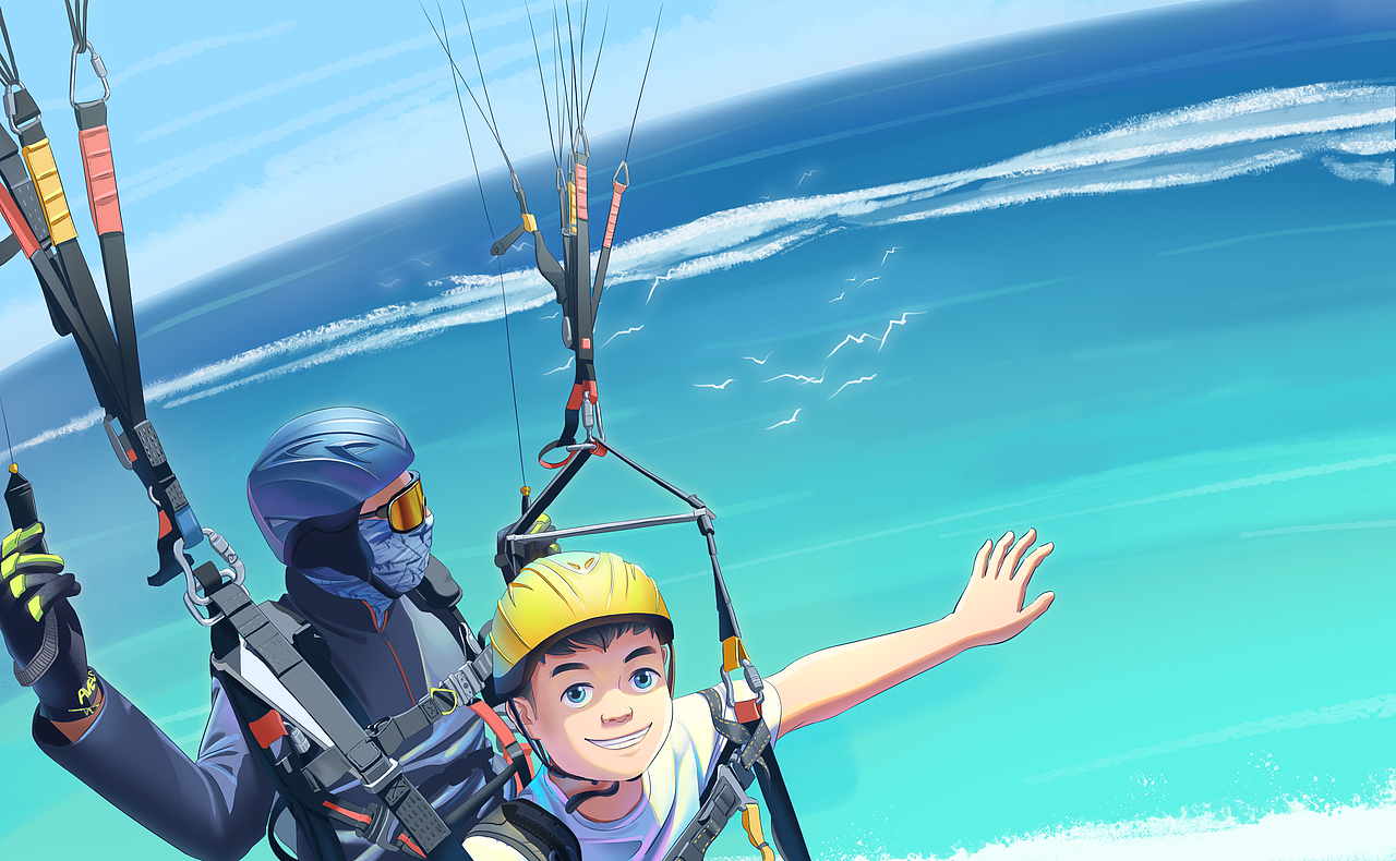 遨游在碧海蓝天（图ZMTg4NDA2NzQ4） - 创作习作 - 站酷设计师禾大程原创素材 - 站酷ZCOOL