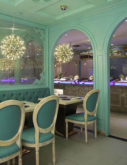 成都海鲜店装修|成都海鲜店设计|成都海鲜餐厅装修设计公司案例|成都自助海鲜装修设计案例