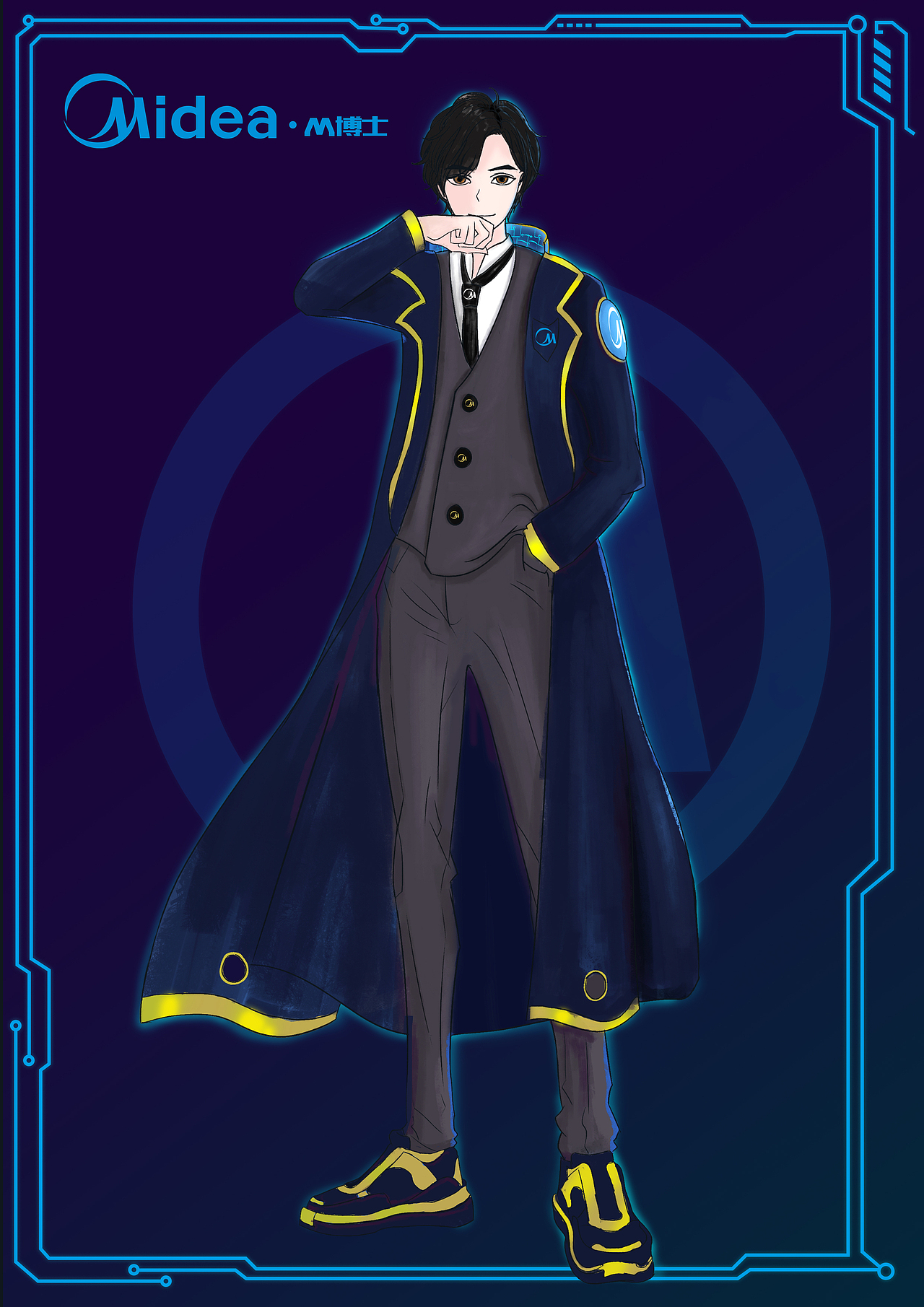 m博士ip形象——未来科技