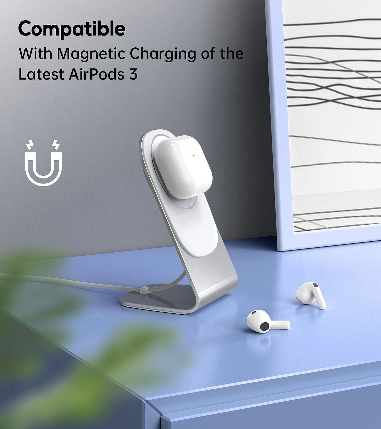 金属支架+磁吸无线充套装-套图