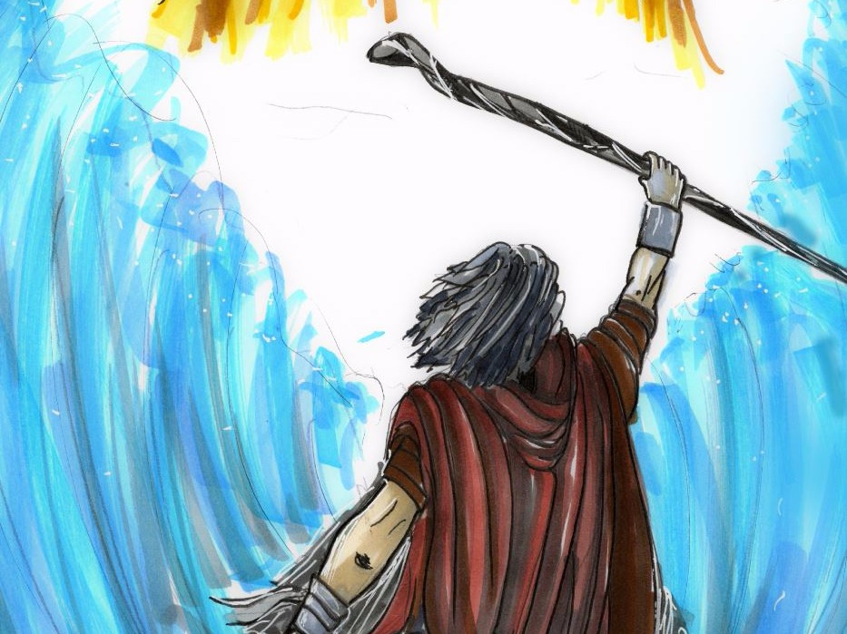 出埃及系列——过红海_hongweiatcs-站酷ZCOOL