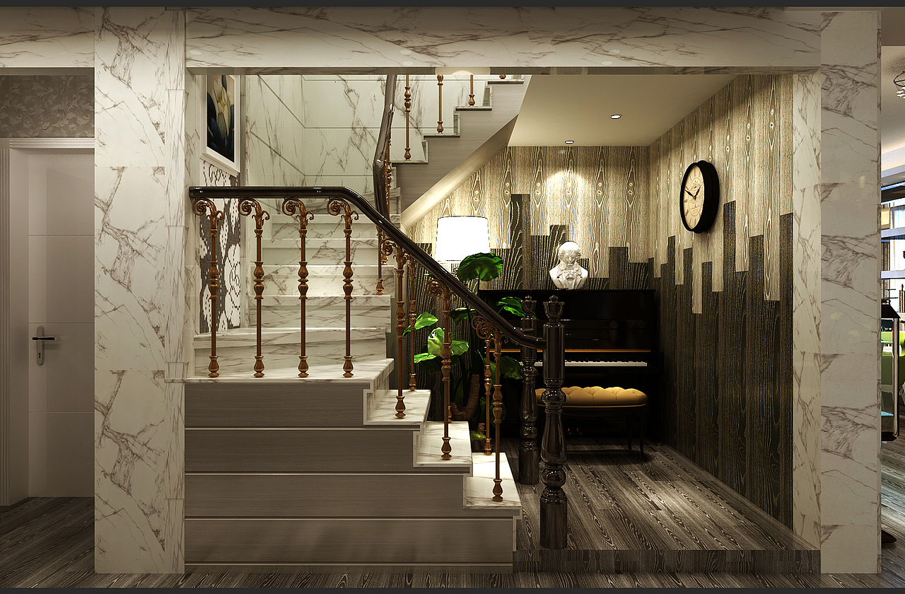 别墅（图ZOTU4NDI0MDQ=） - 家装设计 - 站酷设计师胡椒室内设计原创素材 - 站酷ZCOOL