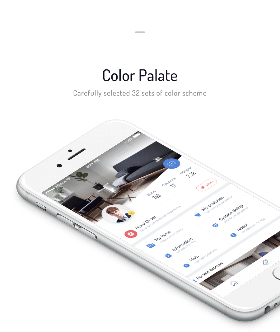 UI动效交互 ThankU Hotel App（图ZNTY0NjY3MDQ=） - APP界面 - 站酷设计师EthankDesign原创素材 - 站酷ZCOOL