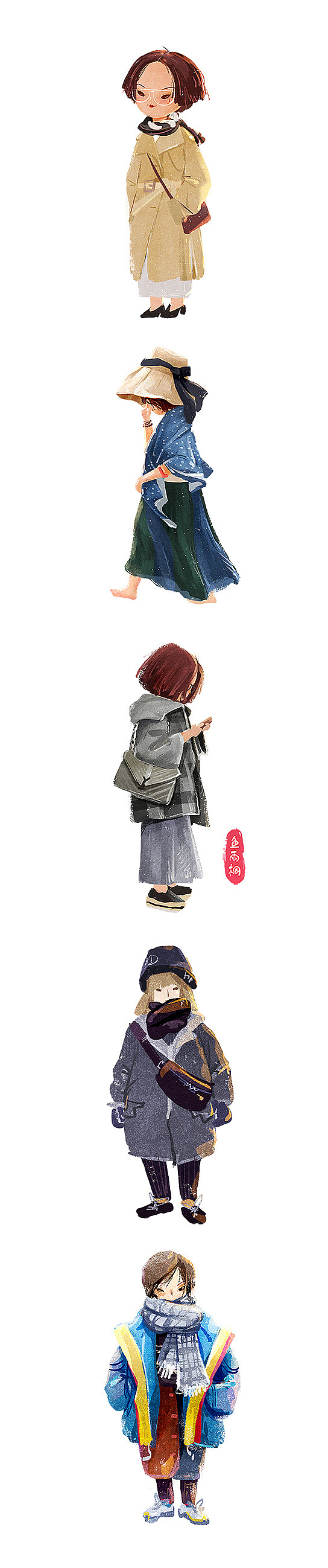 小人物-插画（图ZMTg3NjYxODMy） - 艺术插画 - 站酷设计师小赖弟弟原创素材 - 站酷ZCOOL