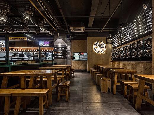成都烧烤店设计|成都烧烤店装修公司【木屋烧烤】