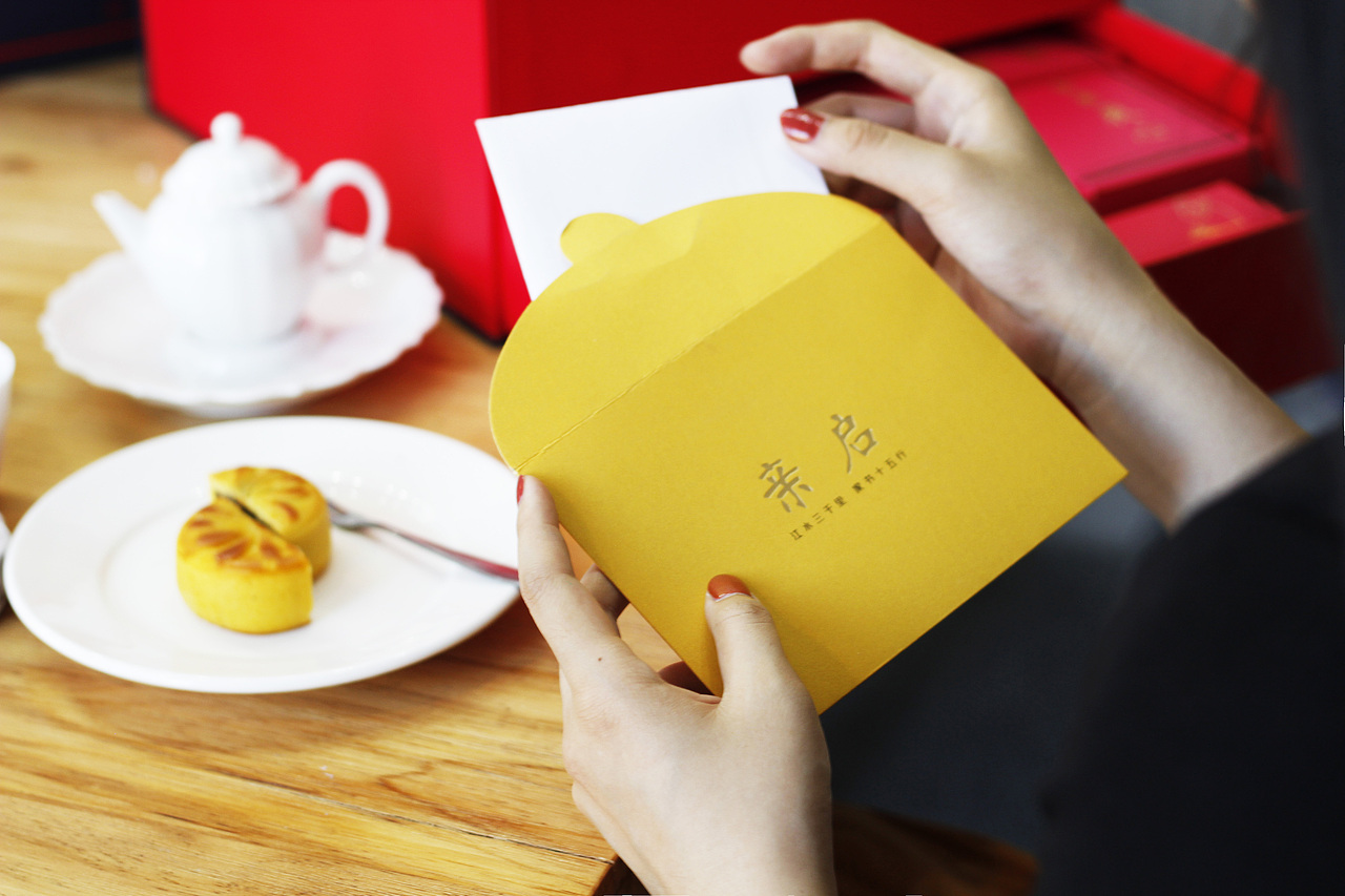一封家书 | 2018花作月饼定制礼盒(图ZMTI4MjE3MzUy) - 包装 - 站酷设计师梁黄原创素材 - 站酷ZCOOL