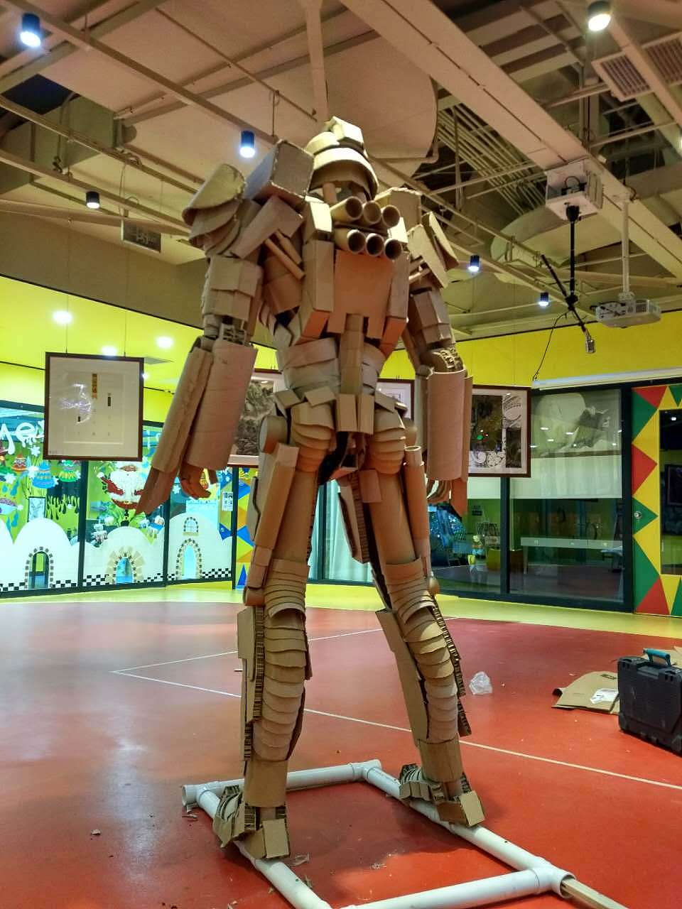 纸皮机甲|手工艺|其他手工|达闻勋 - 原创作品 - 站酷 (ZCOOL)