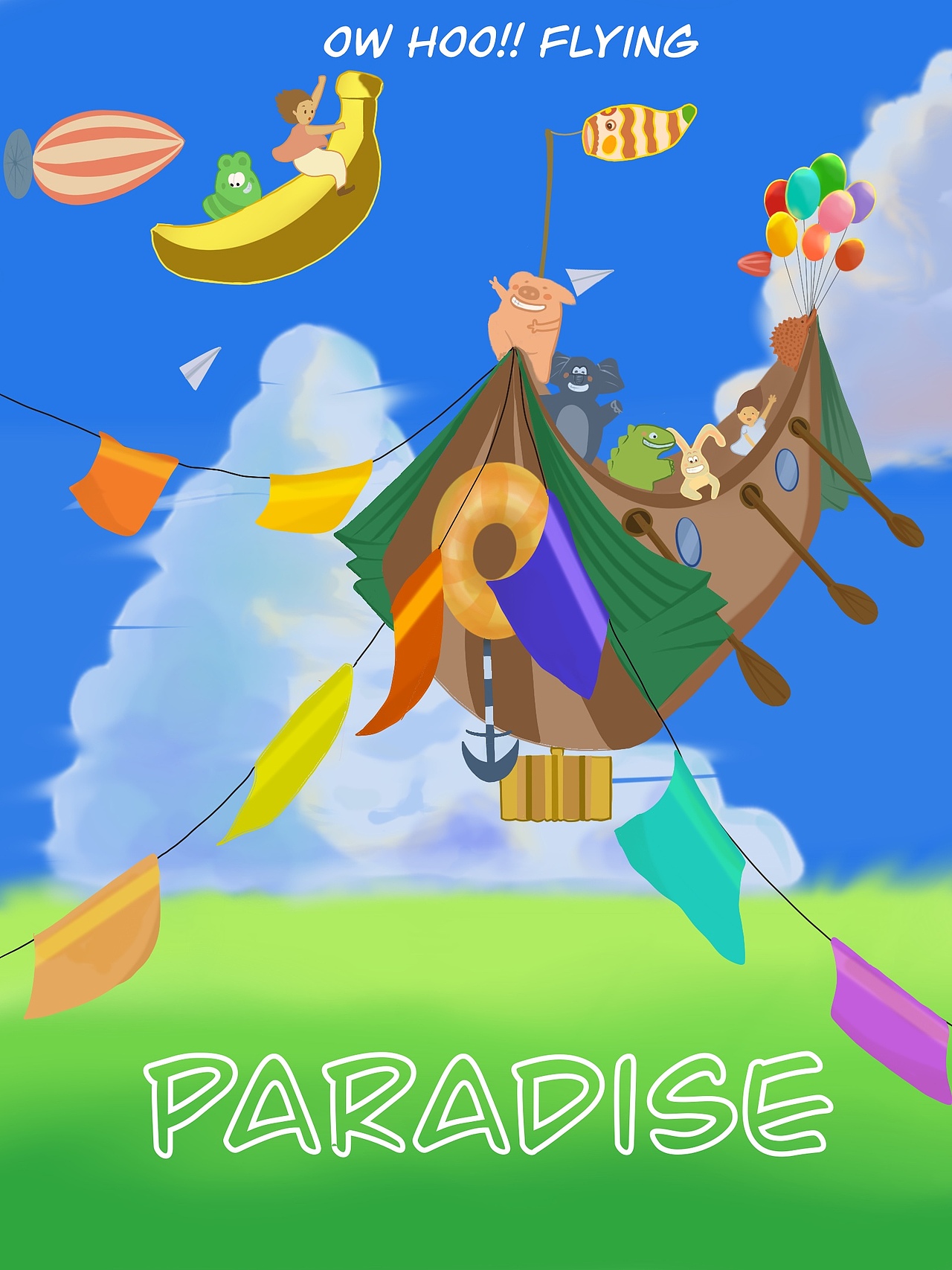 系列插画—paradise乐园