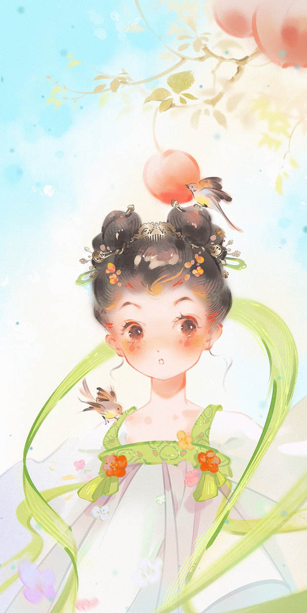 桃妹妹（图ZMzQ5MjEyMDU2） - 艺术插画 - 站酷设计师20十一月原创素材 - 站酷ZCOOL