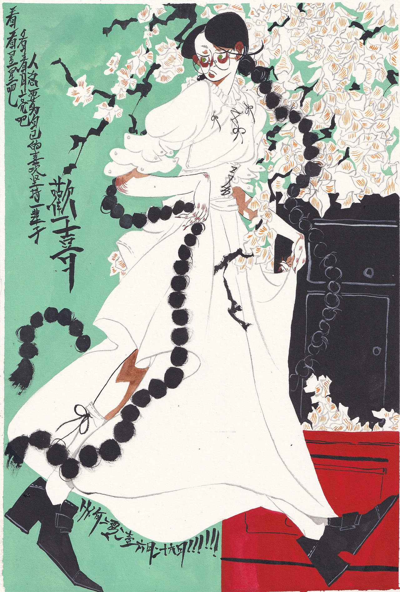 六月的画（图ZMjYxNTkzMTMy） - 创作习作 - 站酷设计师HY何624原创素材 - 站酷ZCOOL