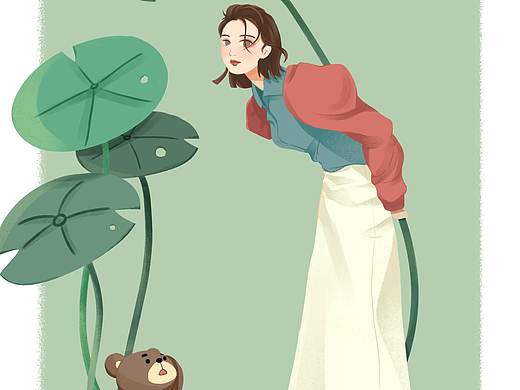 人物插画（个人主页-ZNTQyODA2OTI=） - 儿童插画 - 站酷设计师只兔原创素材 - 站酷ZCOOL