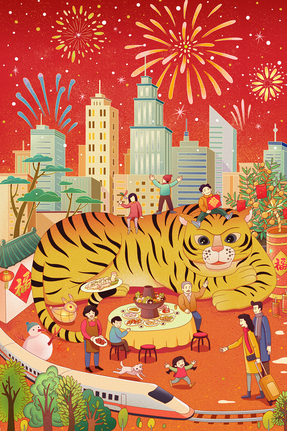 虎虎生风（图ZMjc5Mzk5MzQw） - 商业插画 - 站酷设计师尤余斯原创素材 - 站酷ZCOOL