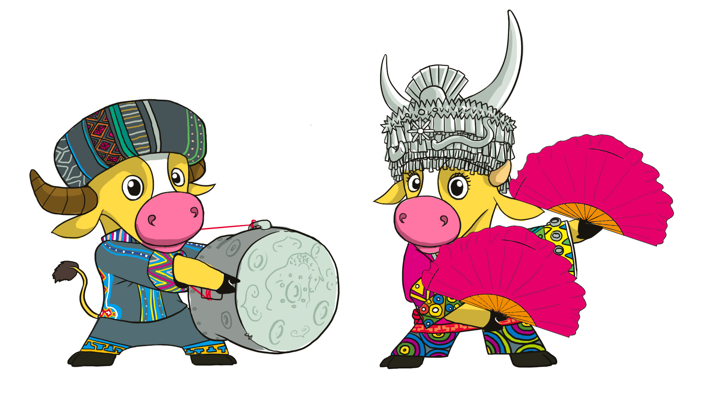 3月分作品.贵州旅游吉祥物设计