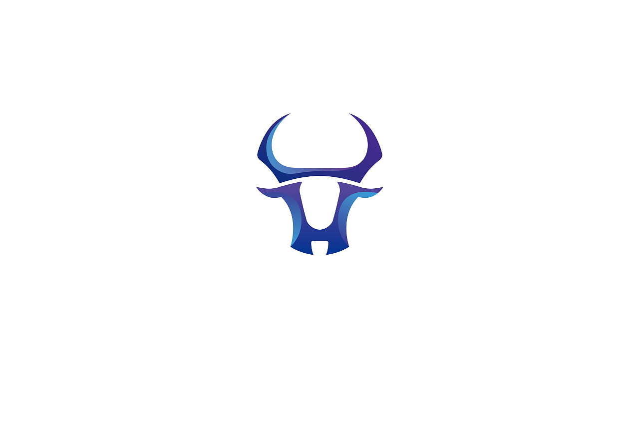 牛头logo案例 