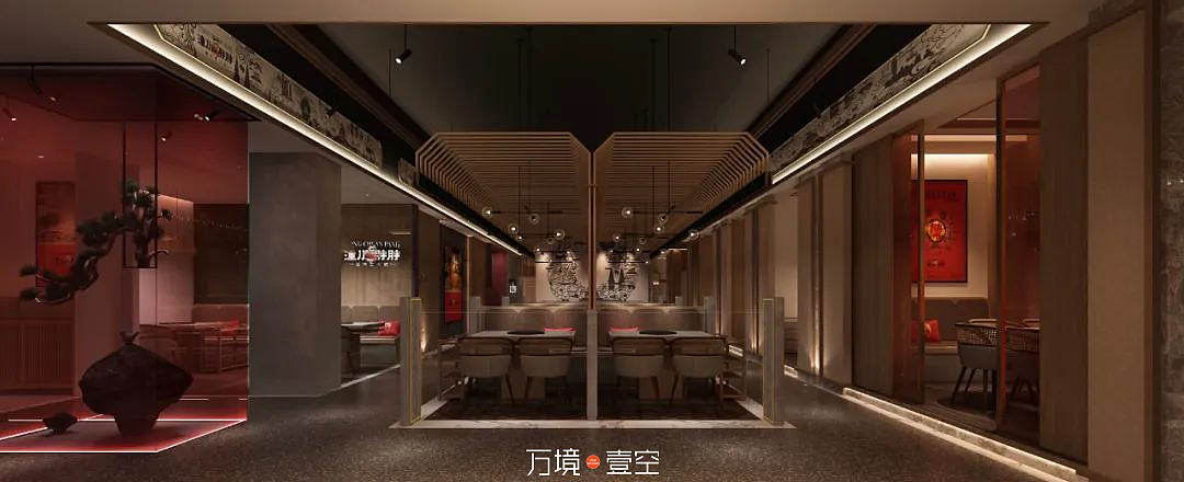 餐饮空间设计空间美学案例合集（图ZMjkwMzg3OTQw） - 酒店餐饮设计 - 站酷设计师万境壹空设计原创素材 - 站酷ZCOOL