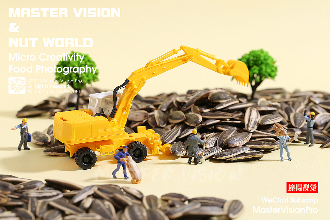 「坚果世界的微摄小人创意」小人国系列｜上海魔摄视觉（图ZMTE4ODAyMzUy） - 产品摄影 - 站酷设计师MasterVision魔摄原创素材 - 站酷ZCOOL