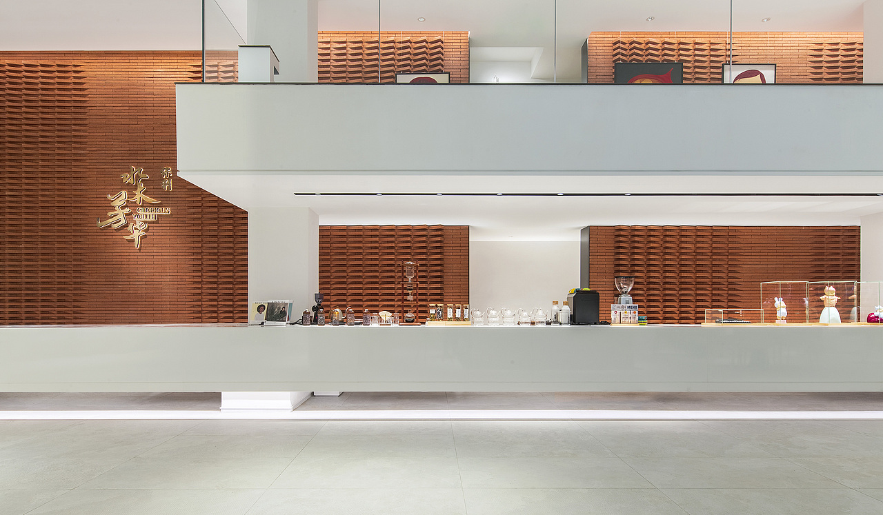 极简+红砖，高级文艺的销售中心（图ZMTY3MzMzMzUy） - 家装设计 - 站酷设计师道胜设计原创素材 - 站酷ZCOOL