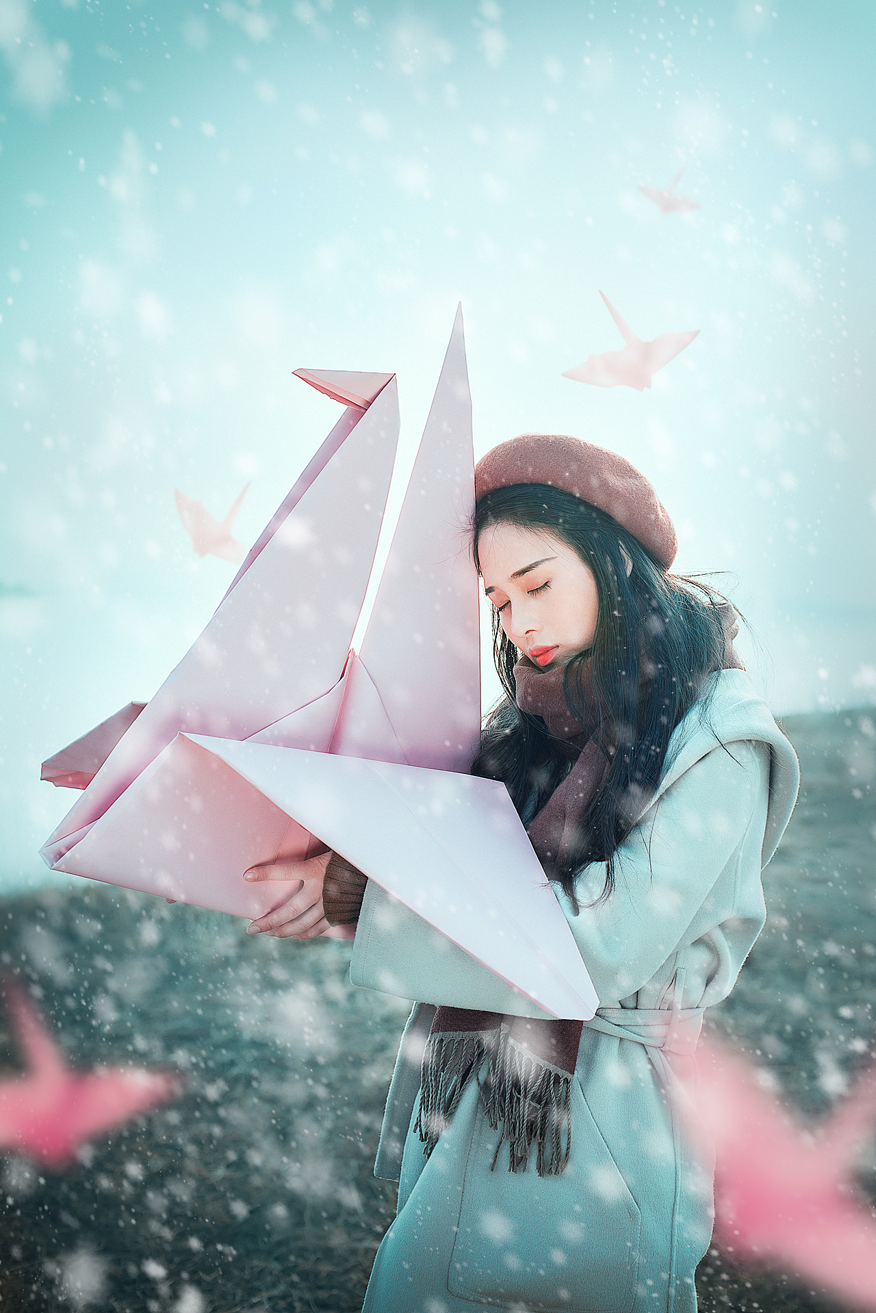 纸鹤（图ZMTAzNDk3NTA4） - 人像摄影 - 站酷设计师摄影的家俊原创素材 - 站酷ZCOOL