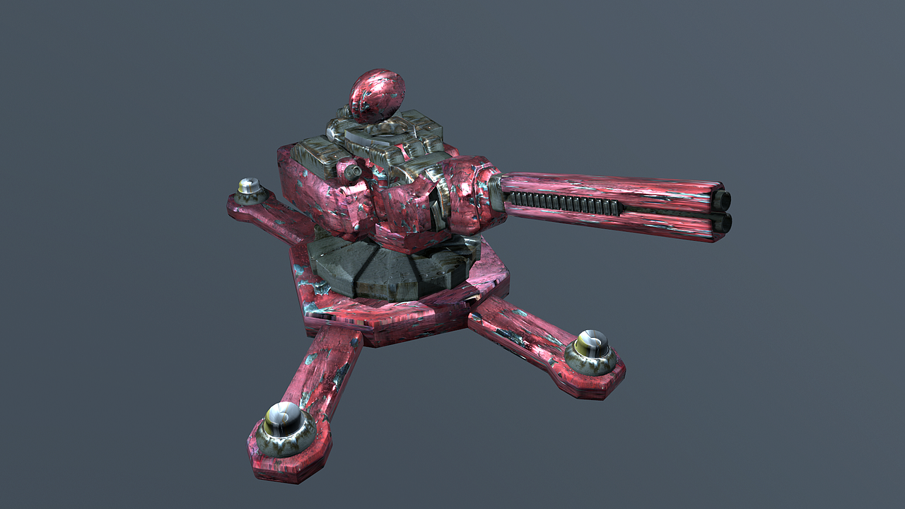 电磁轨道炮渲染