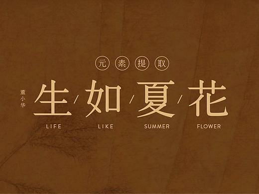 董小华画作的元素提取与再设计