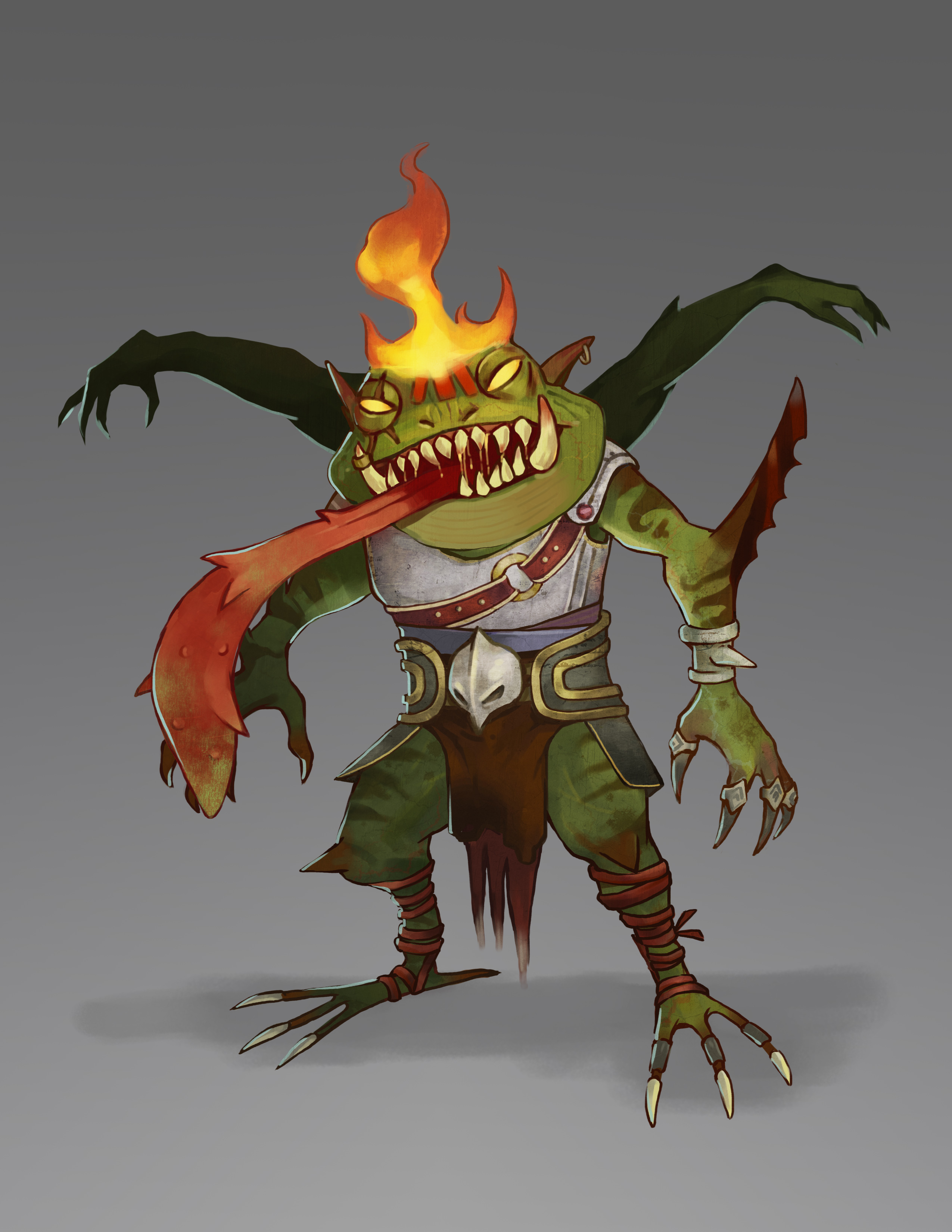 青蛙怪frog monster游戏角色设计