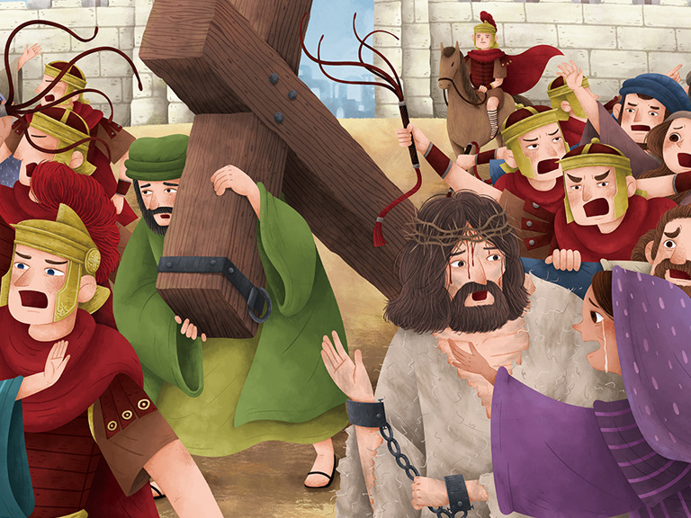 绘本—十字架 迷宫图