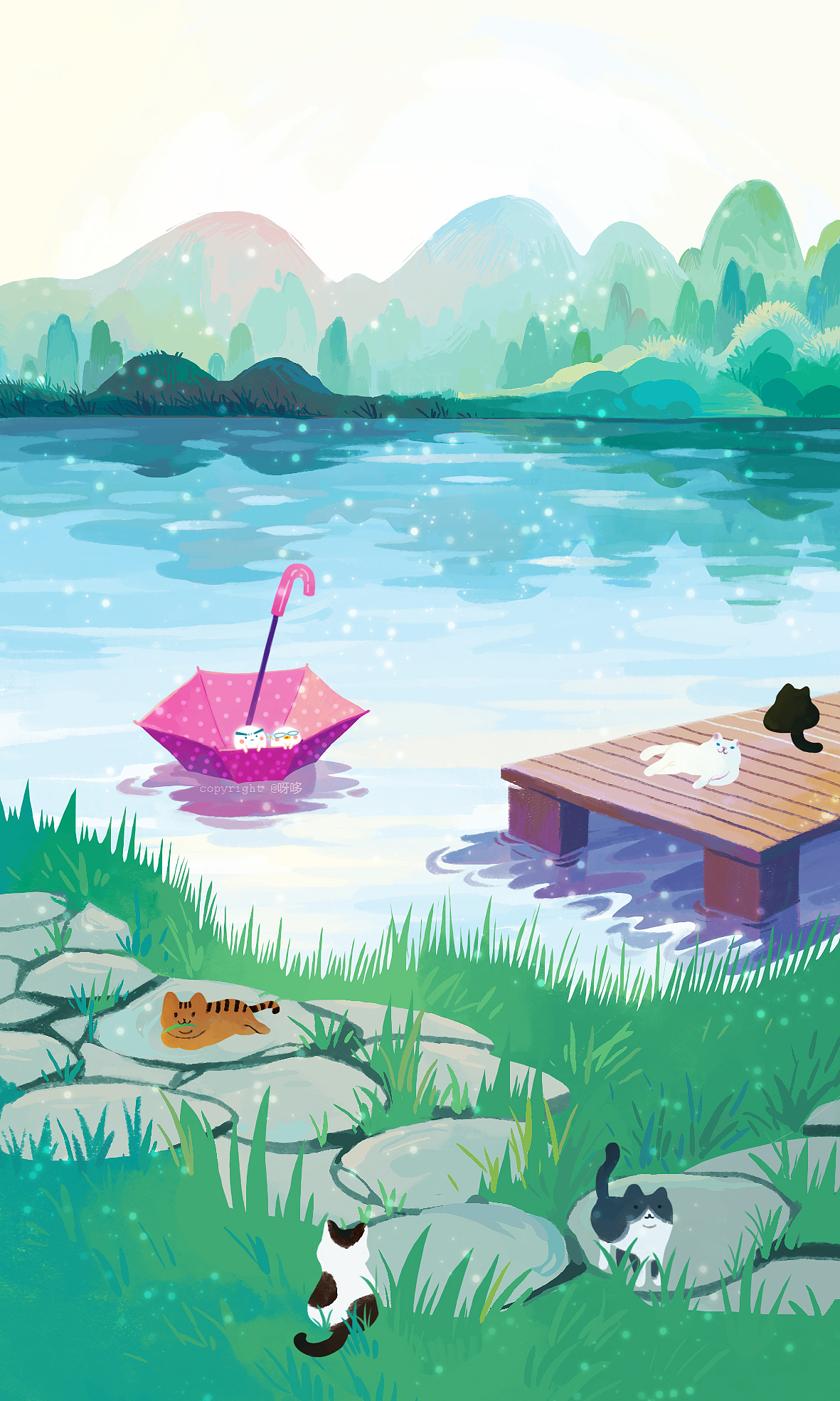 4月-5月壁纸（图ZMTE2NTExMjY0） - 创作习作 - 站酷设计师呀哆yaduo原创素材 - 站酷ZCOOL